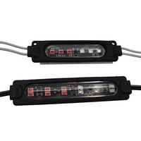 Modul Lampu Strobo LED Motor Universal Terlaris 2026 6/12led Merah Biru Lampu Sein Darurat 12v 24V SMD COB 2W Tahan Air