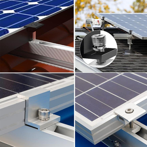 Système de montage au sol pour panneaux photovoltaïques de qualité commerciale, esthétique résidentielle, à usage mixte, pour structure de stationnement solaire - Product Image 2