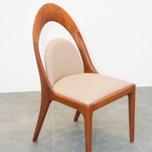Modern Designer Dining Chair Solid Walnut Wood <b>Frame</b> Precision Mortise and Tenon Construction for Home Hotel Restaurant PISANO - Product Image 1