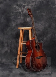 Weifang Rebon 6 corde 39 pollici solido cedro & noce chitarra acustica <span class=keywords><strong>Vintage</strong></span> - Product Image 2