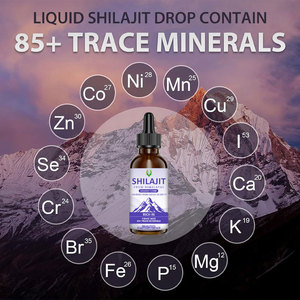 Private Label 100% Pure Himalayan Shilajit Liquid Drops 85 Trace <b>Minerals</b> Shilajit Extarct Supplement Support Immune System - Product Image 4
