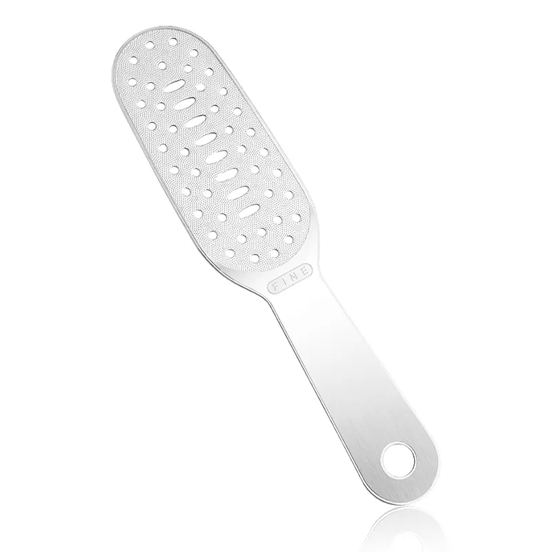 New Professional Double-Sided Nickel Pedicure Rasp Stainless Steel Foot File Scraper and Callus Remover for Foot Care