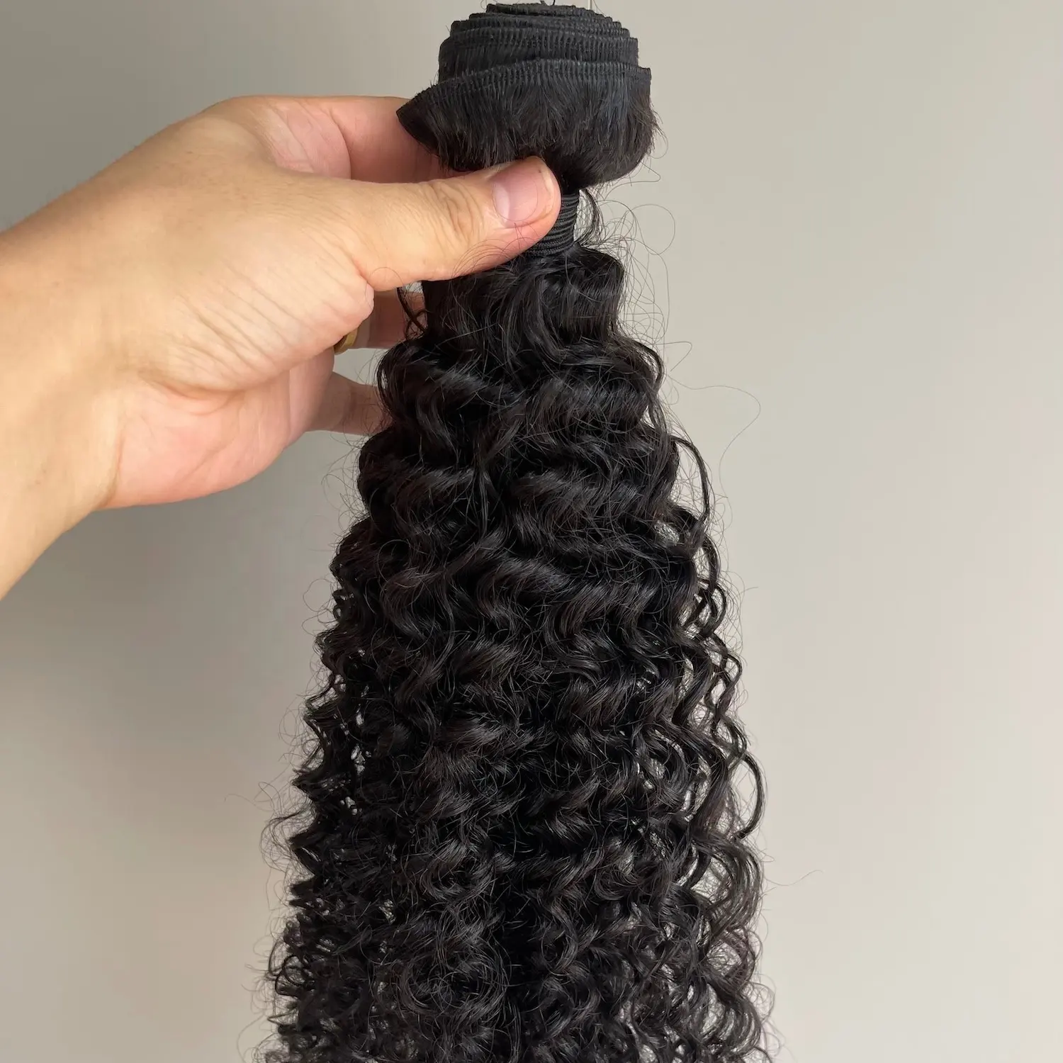 VMAE High Quality Raw Virgin Indian Hair Weft Bundles Natural Color Full Cuticle Aligned Curly Human Hair Extension