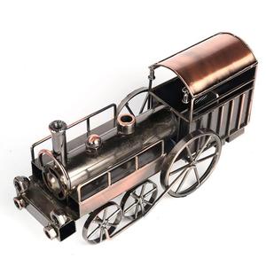 Nouveauté Modèle de <span class=keywords><strong>train</strong></span> à vapeur en métal vintage créatif fait à la main pour la décoration de la maison - Product Image 1