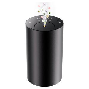 Difusor de Aroma para Coche USB Portátil de 10ml/20ml con Logotipo Personalizado, de Aluminio Negro Recargable, sin Agua, para Aceites Esenciales Puros, 1 Año de Garantía - Product Image 1