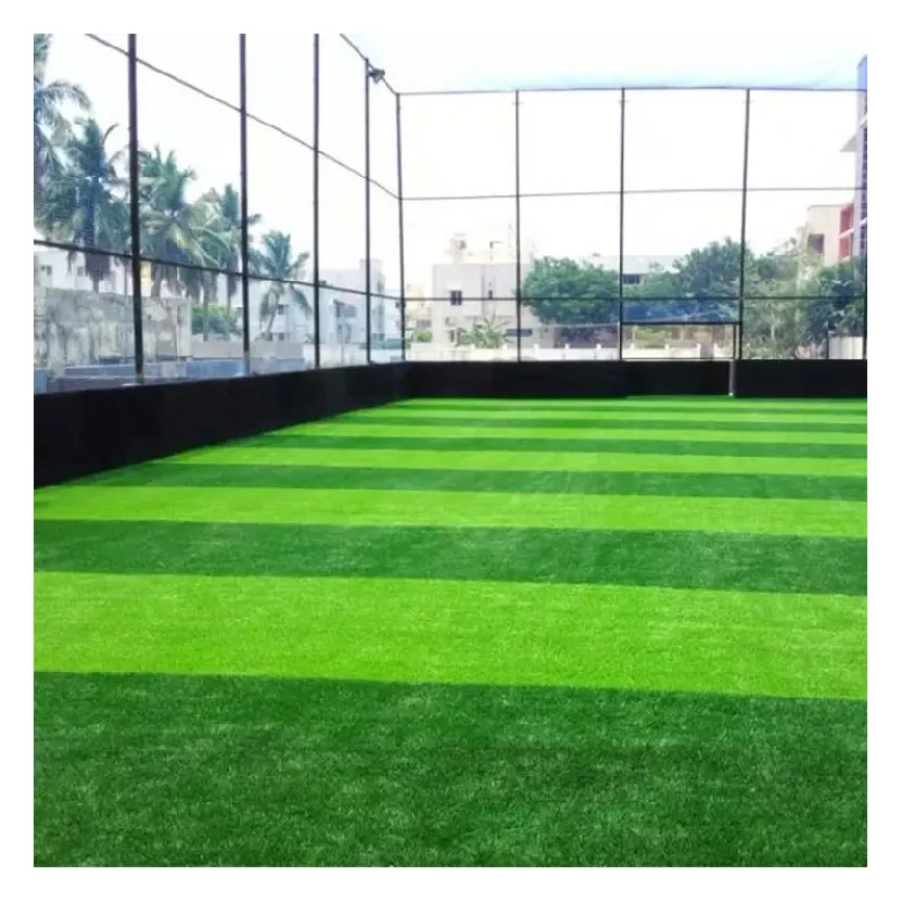 JS Artificial Football Grass Synthetic Turf Fußball Kunstrasen & Sport boden Grama Artificial Cesped-Artificial Gazon