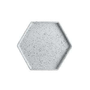 Plateau de service en céramique, assiette en céramique <span class=keywords><strong>granit</strong></span> de Style européen, flocons de neige, motif glaçage gris dîner assiette à salade, plateau de rangement pour les hôtels 1 pièce - Product Image 4