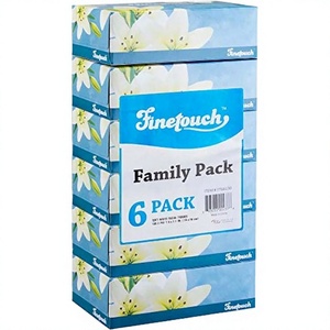 Mouchoirs en papier en gros, paquet souple, 2 plis, en boîte, épaissis, ultra doux, gaufrés effet coussin d'air, esthétique tournesol - Product Image 3