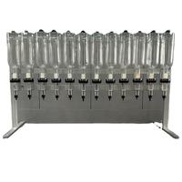 Lot de 12 distributeurs de parfum en verre de 500 ml, présentoirs de bar à parfum stables pour décorations de mariage