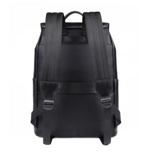 Оптовая продажа: Новинка! Премиальный мужской рюкзак из натуральной кожи для ноутбука 15,6 дюймов, повседневный, для офиса и путешествий, из высококачественной воловьей кожи. - Product Image 3