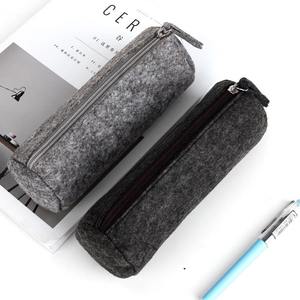 Trousse à crayons rectangulaire en <span class=keywords><strong>feutre</strong></span> durable avec logo personnalisé, <span class=keywords><strong>couleur</strong></span> fantaisie, coque souple, marque Okasa, pour enfants – Nouveauté très prisée - Product Image 2