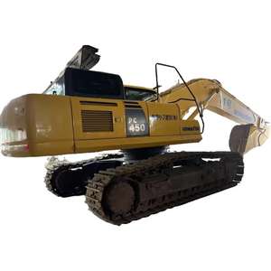 Alta calidad utilizada para excavadora sobre orugas Komatsu PC450 a la venta, precio competitivo con componente de motor central - Product Image 1