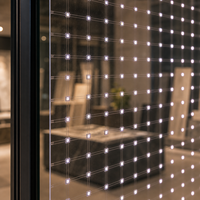 Écran de film LED transparent pour vitrine, affichage numérique