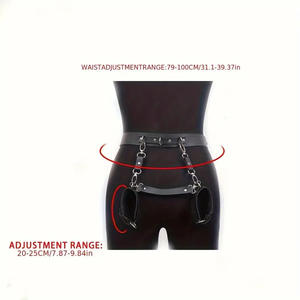 Кожаный бандаж SM носить проволочный ремень сексуальный бондаж альтернативный сексуальный кондиционирование тела - Product Image 6