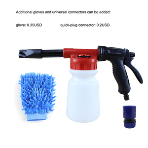 Pistolet à eau de lavage de voiture à haute pression La mousse de lavage de voiture se connecte à tout <span class=keywords><strong>tuyau</strong></span> d'arrosage <span class=keywords><strong>Machine</strong></span> à mousse de lavage de voiture - Product Image 2
