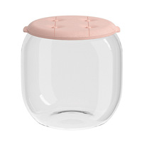 Seau de rangement multifonctionnel créatif transparent en PP+PET, tabouret, jouets en peluche pour enfants, poupées, organisateur de salon