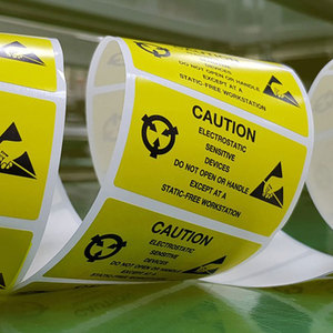 警告标志黄色防水重型警告警告安全标志墙贴标签户外 - Product Image 6