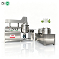 Mélangeur émulsifiant sous vide de type levage 100L pour la fabrication de crèmes, lotions et hydratants cosmétiques