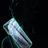 Protection d'écran en verre trempé lumineux, lumière nocturne, dureté 9H, épaisseur 0,33 mm, anti-reflets, haute transparence pour 13 Pro