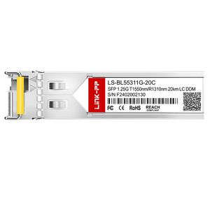Duy nhất Chế độ hai chiều Simplex LC <span class=keywords><strong>1</strong></span> gam bidi SFP 1310nm/1550nm 20km SMF thu phát quang học mô-đun - Product Image 3