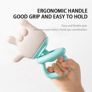 <span class=keywords><strong>Anneau</strong></span> en silicone pour bébé unisexe Anti-consommation et résistant aux morsures Bâton de <span class=keywords><strong>dent</strong></span> apaisant de qualité alimentaire et hochet pour nouveau-nés - Product Image 2