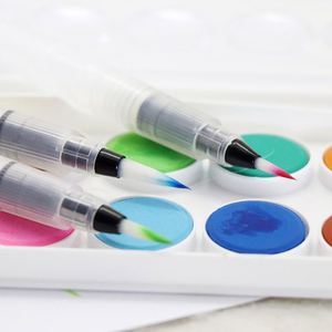6Pcs <b>Refillable</b> Markers Paint Brush Water Brush Portable Soft Watercolor Brush <b>Pen</b> for Painting Drawing Art Supplies - Product Image 5