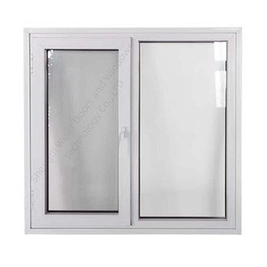 Hot bán hiện đại PVC trượt cửa sổ tùy chỉnh kích thước an toàn Kính uPVC cửa sổ gấp dọc mở mô hình louver rèm - Product Image 1