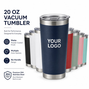 Custom Logo 20oz Vacuum <b>Insulated</b> Tumbler 304 Stainless Steel Travel <b>Mug</b> With Straw Reusable Coffee Cup For Hot Cold Drinks - Product Image 1
