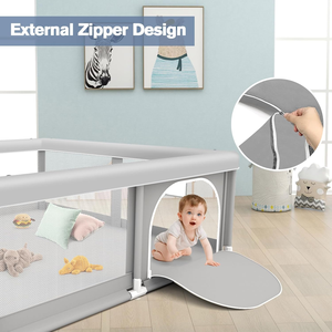 Parc Bébé Vente Directe Usine avec Tapis, Très Grand Parc avec Sac de Rangement Adapté à une Utilisation Intérieure et Extérieure - Product Image 2