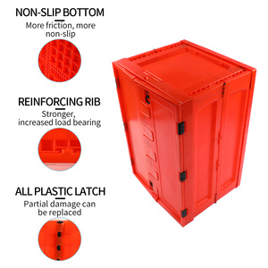 <span class=keywords><strong>Caisse</strong></span> de stockage pliable en <span class=keywords><strong>plastique</strong></span> PP ZNTB017 avec couvercle 35L, écologique - Product Image 3