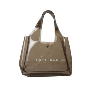 Op maat gemaakte damesmode transparante waterdichte TPU cadeau tas, doorzichtige shopper tas, <span class=keywords><strong>PVC</strong></span> strandtas met logo - Product Image 6