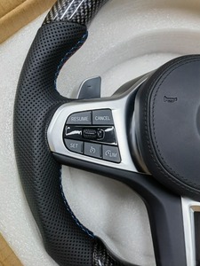 Volant en cuir au <span class=keywords><strong>prix</strong></span> d'usine, compatible avec BMW F20 F22 F23 F30 F33 F34 X1 F48 X5 F15 X3 F25 M3 F80 E90 E70 E84, accessoire automobile - Product Image 2