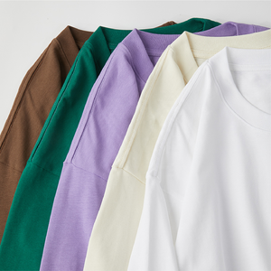 कपड़े पुरुषों 270gsm 100% सूती उच्च स्ट्रीट वियर टी शर्ट उच्च गुणवत्ता वाली स्क्रीन प्रिंट अच्छा यू पिन मोक 1 पीसी यूइसेक्स आकार - Product Image 3