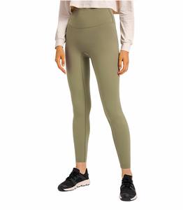 Pantalon de yoga pour femme, doux, taille haute, contrôle du ventre, dos en V, extensible dans 4 sens, collants de gymnastique, leggings d'athlétisme d'entraînement - Product Image 5