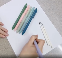 Crayon rétractable sans encre 0,5 mm à pointe fine, durable, respectueux de l'environnement, crayon éternel sans fin