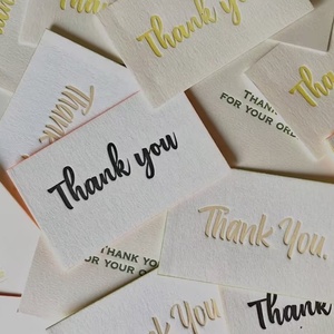 <span class=keywords><strong>Tarjeta</strong></span> de Agradecimiento por su Pedido, Estilo Profesional para Negocios, Logotipo Personalizado, Múltiples Tipos de Papel, para Comercio en Línea y Tiendas Físicas - Product Image 2