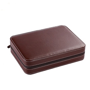 PU Leather <b>Watch</b> Organizer Box Personalized Gift Box Leather <b>Watch</b> <b>Case</b> 2 4 Slots <b>Watch</b> Storage <b>case</b> - Product Image 3