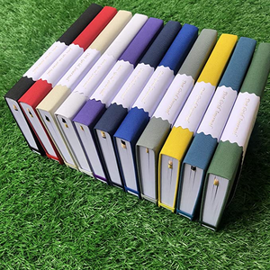 Персонализированные блокноты A5 <span class=keywords><strong>B5</strong></span> в горошек, плотные бумажные блокноты, журнал с золотым, серебряным логотипом, кожаная обвязка, ткань, лен, ежедневник - Product Image 5