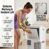 Aire Acondicionado Portátil de Alta Calidad, Unidades de Aire Acondicionado de 9000 BTU, Mini Aire Acondicionado Móvil para Hogar y Oficina en Europa