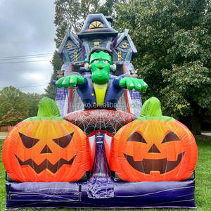 Maison gonflable commerciale en PVC pour enfants, château gonflable pour Halloween - Product Image 4