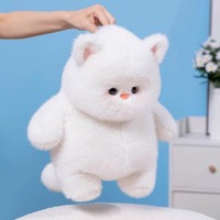 Peluche courte Zhuoyou, chat mignon et câlin - 31cm-50cm - Cadeau d'anniversaire parfait pour les filles