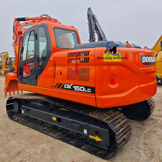Fuel-saving Top-grade Condition Original Engine 15Ton Doosan DX150LC Medium Crawler Excavator for Road Construction