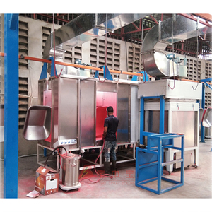 التلقائي مسحوق الطلاء رذاذ خط طلاء + ارتفاع درجة حرارة الفرن المصنع مباشرة بيع - Product Image 1