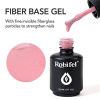 Base de vernis à ongles en gel UV modèle 300, 15 ml, certifiée HALAL et MSDS, multifonctionnelle, pour usage professionnel en salon de manucure, DIY gratuit