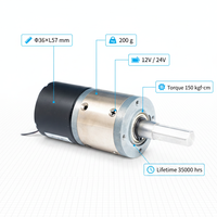 Moteur à engrenages BLDC Inrunner BL4235I-GB 42mm 35mm 6V-24V avec régulation de vitesse PWM haute précision pour rideaux intelligents