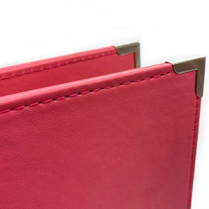 Libro de Menú Rosa para Restaurante, Directo de Fábrica, con Encuadernación de Espiral, Cubierta de Menú de Cuero para Hoteles, Bares y Clubes - Product Image 5