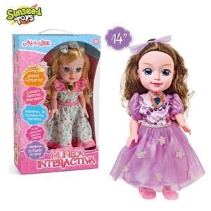 ตุ๊กตา<span class=keywords><strong>ของ</strong></span>เล่นพลาสติกขนาด 14 นิ้ว ใช้แบตเตอรี่ ร้อง<span class=keywords><strong>เพลง</strong></span> พูดได้ <span class=keywords><strong>ของ</strong></span>เล่นเสริมพัฒนาการแบบอินเทอร์แอคทีฟ สำหรับเด็กผู้หญิงอายุ 2-13 ปี ขายส่ง - Product Image 4