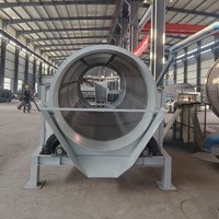 ZHOUCHI Marque Topsoil Mobile Trommel Screener Petite Pierre Tamis Machine Compost Rotatif Sol Tambour Écran Tambour Moteur Vibrant