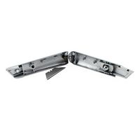 Couteau utilitaire à lame fixe à ouverture rapide par bouton rotatif, construction robuste classique, coupe-boîte, positionnement précis des couteaux de coupe