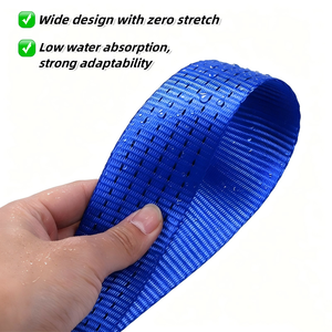 Sangles d'arrimage à cliquet robustes de 50 mm avec crochets double J et S, ceintures de fixation de cargaison pour camion, vente en gros Chine - Product Image 2